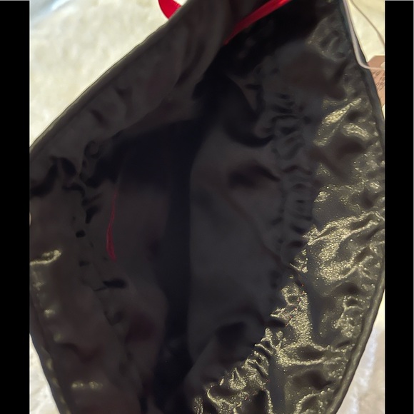 Victoria’s Secret Hot Pink Velvet Mini Bucket Bag with Scattered Rhinestones - Picture 6 of 11